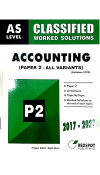 GCE A Level Classified Accounting Paper 2